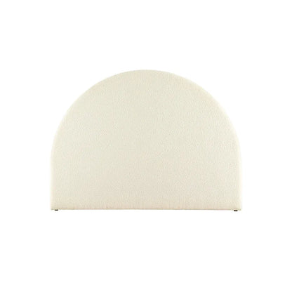 Artiss Bed Head Headboard Bed Frame Queen Boucle - GREI White - Mekamart Australia