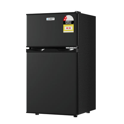 Devanti 85L Bar Fridge Mini Freezer Refrigerator Black