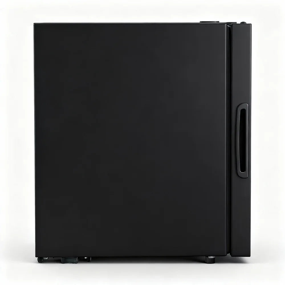 Devanti 40L Bar Fridge Glass Door Mini Fridge Countertop Cooler Black