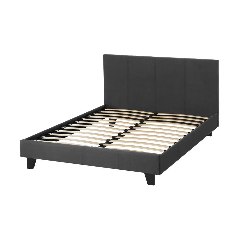 Artiss Bed Frame Double Size Charcoal NEO - Mekamart Australia