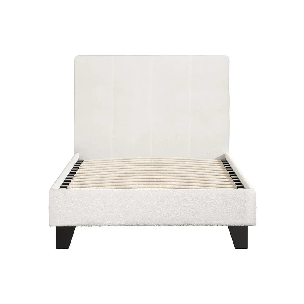 Artiss Bed Frame Single Size Boucle NEO - Mekamart Australia