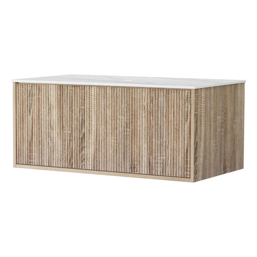 Cefito Vanity Unit 915mm with Basin Oak - Mekamart Australia
