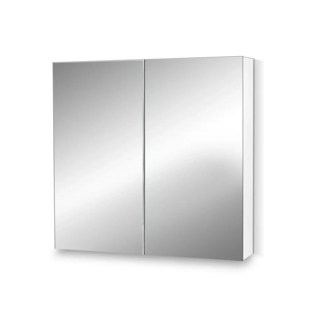 Cefito Bathroom Mirror Cabinet 750x720mm White - Mekamart Australia
