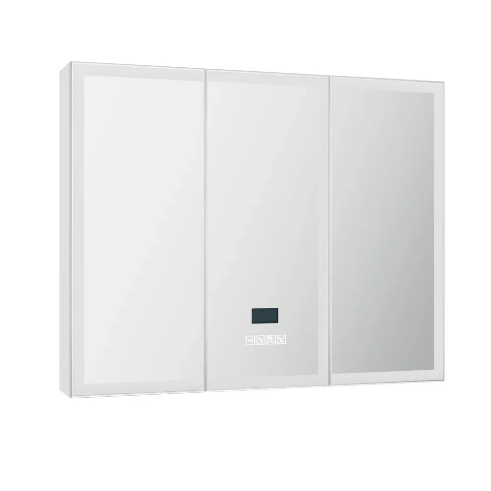 Bathroom Mirror Cabinet LED Light 900x720mm Medicine Wall Storage - Mekamart Australia