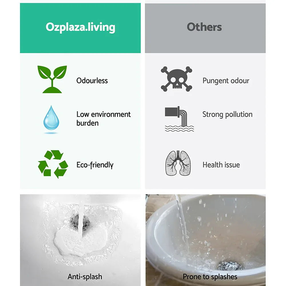 Cefito Bathroom Basin Ceramic Vanity Sink Hand Wash Bowl 60x38cm - Mekamart Australia