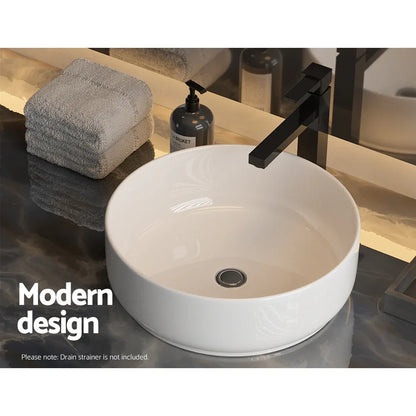 Cefito Bathroom Basin Ceramic Vanity Sink Hand Wash Bowl 35x12cm - Mekamart Australia
