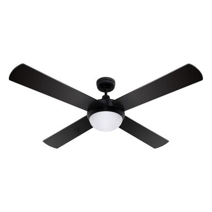 Devanti 52'' Ceiling Fan DC Motor w/Light w/Remote - Black