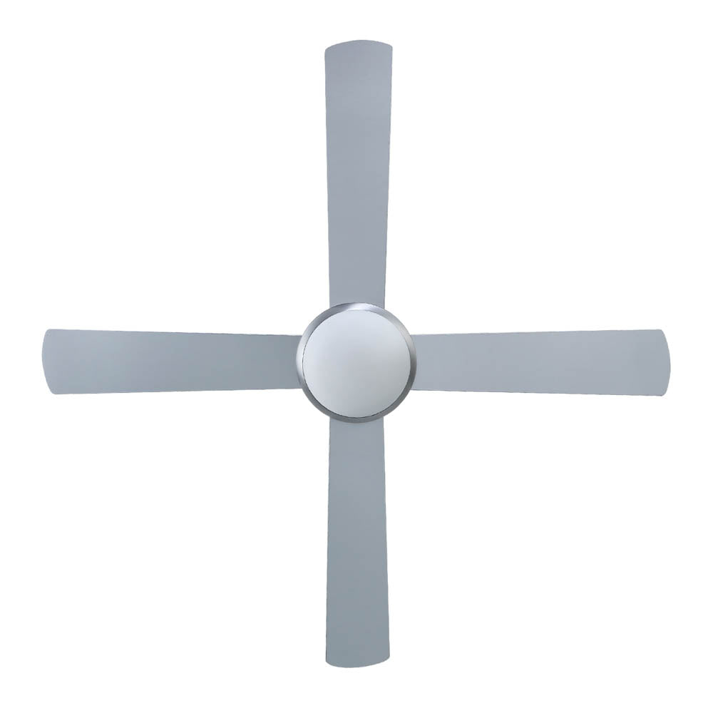 Devanti 52'' Ceiling Fan DC Motor w/Light w/Remote - Silver