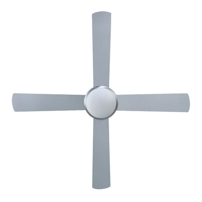 Devanti 52'' Ceiling Fan DC Motor w/Light w/Remote - Silver
