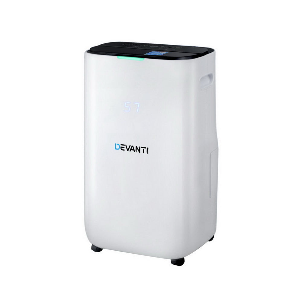Devanti Dehumidifier 20L Air Purifier White