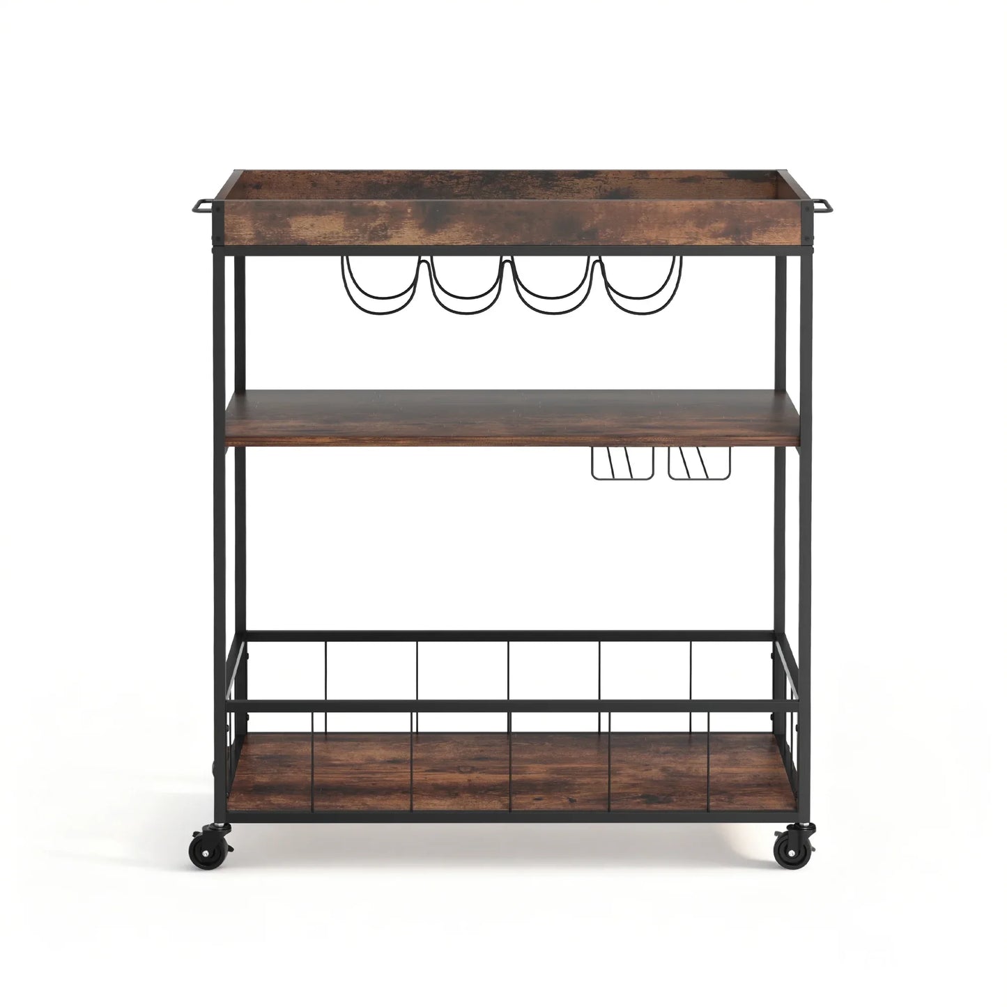 Artiss Kitchen Island Rolling Serving Cart - Mekamart Australia