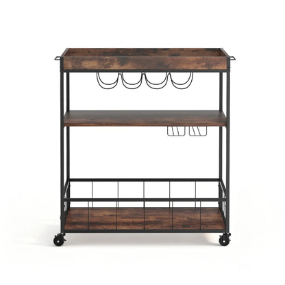 Artiss Kitchen Island Rolling Serving Cart - Mekamart Australia