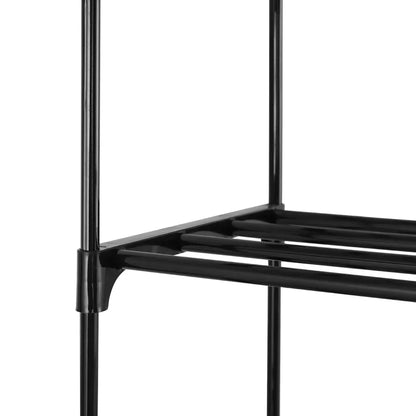 Artiss Shoe Rack DIY Stackable 10-tier Black Dunn - Mekamart Australia