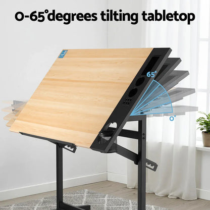 Artiss Drafting Table Drawing Desk Art Desk Multi-Functional Craft Drawing Table