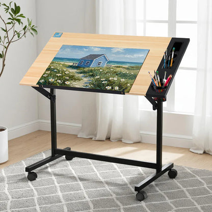 Artiss Drafting Table Drawing Desk Art Desk Multi-Functional Craft Drawing Table