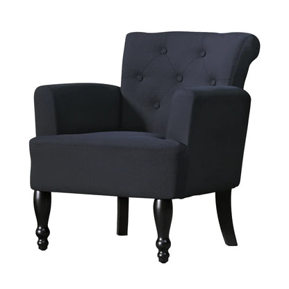 Artiss Armchair Wingback Charcoal Lothair