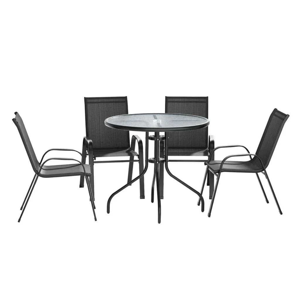 Gardeon Outdoor Dining Set Table and Chairs Patio Garden Furniture Bistro Set - Mekamart Australia