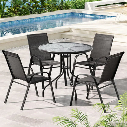 Gardeon Outdoor Dining Set Table and Chairs Patio Garden Furniture Bistro Set - Mekamart Australia