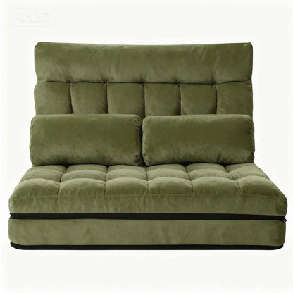 ArtissLounge Sofa Bed 2 seater Green Fabric - Mekamart Australia