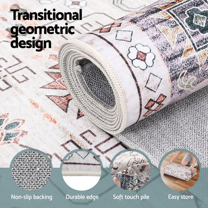 Artiss Washable Floor Rug 200x290cm Large Area Rug Modern Living Room Carpet
