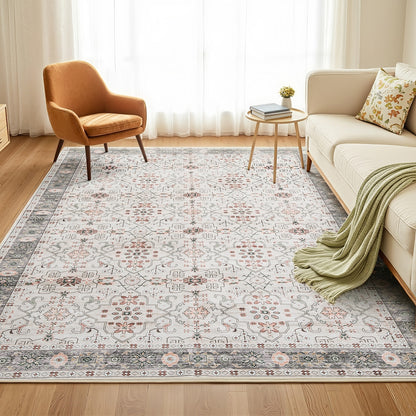 Artiss Washable Floor Rug 200x290cm Large Area Rug Modern Living Room Carpet