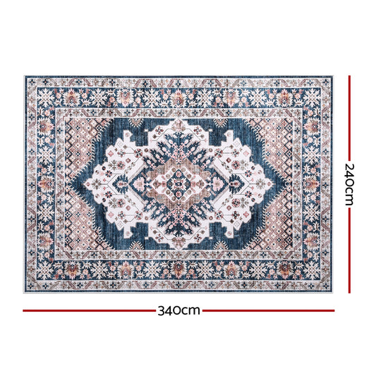 Artiss Floor Rug 240x340cm Large Washable Persian Area Rug Living Room Carpet