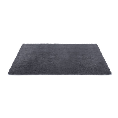 Artiss Floor Rug 140x200cm Plush Area Shaggy Rug Living Room Bedroom Carpet Grey