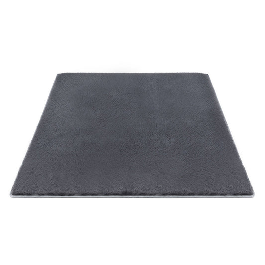 Artiss Floor Rug 200x290cm Plush Area Shaggy Rug Living Room Bedroom Carpet Grey