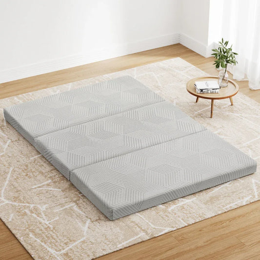 3-Foldable Mattress Giselle Folding Foam Double - Mekamart Australia