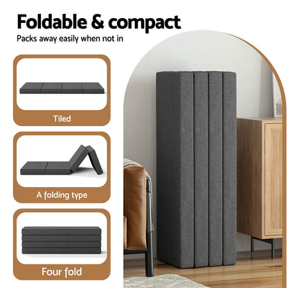 Giselle Bedding Foldable Mattress Folding Foam Mattresses Portable Mat Queen