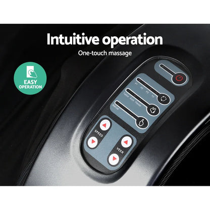 Livemor Foot Massager Shiatsu Massagers Electric Roller Kneading Leg Black - Mekamart Australia