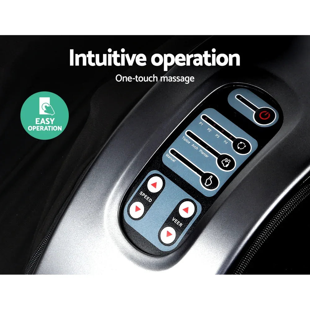 Livemor Foot Massager Shiatsu Massagers Electric Roller Kneading Leg Grey