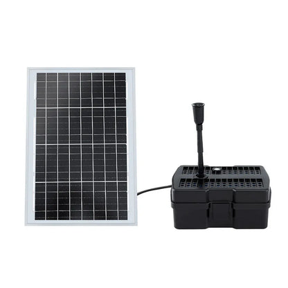 Gardeon Solar Submersible Water Pond Fountain Pump with Filter Box 6FT 1190L/H - Mekamart Australia
