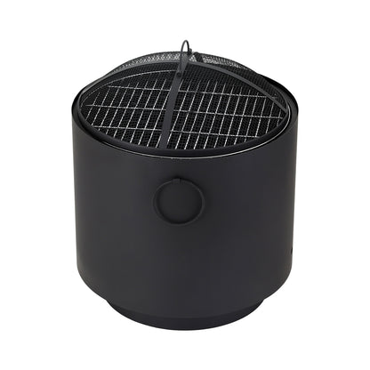 Grillz Fire Pit BBQ Portable Deep Bowl Outdoor Fireplace