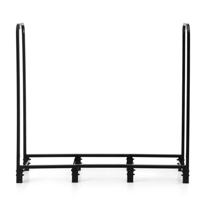 Gardeon Firewood Rack 120cm Wood Rack 3 Sizes Firewood Storage with Tools Black