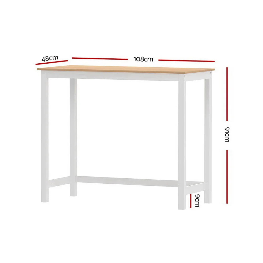 Artiss Ari Bar Table 108CM Rectangular - Mekamart Australia