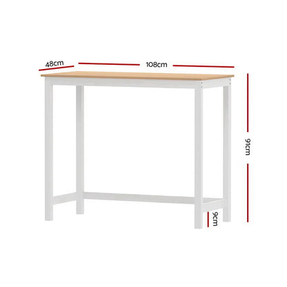 Artiss Ari Bar Table 108CM Rectangular - Mekamart Australia