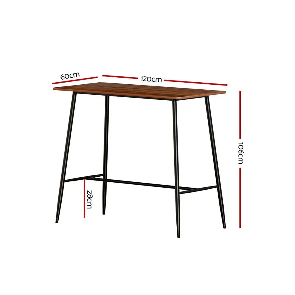 Artiss Halle Bar Table 120CM Rectangular - Mekamart Australia