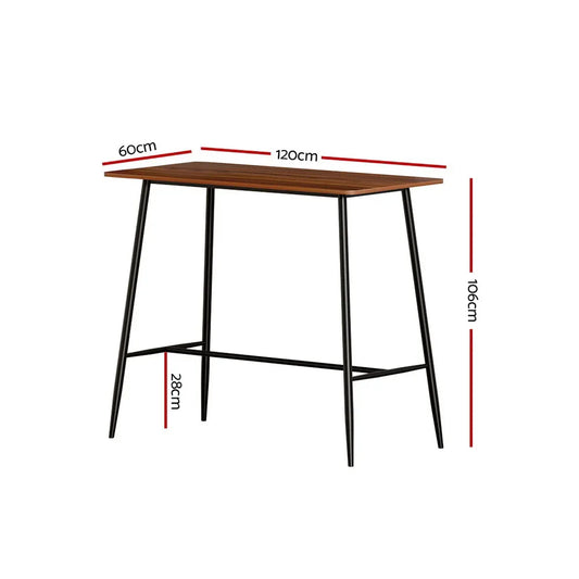 Artiss Halle Bar Table 120CM Rectangular - Mekamart Australia