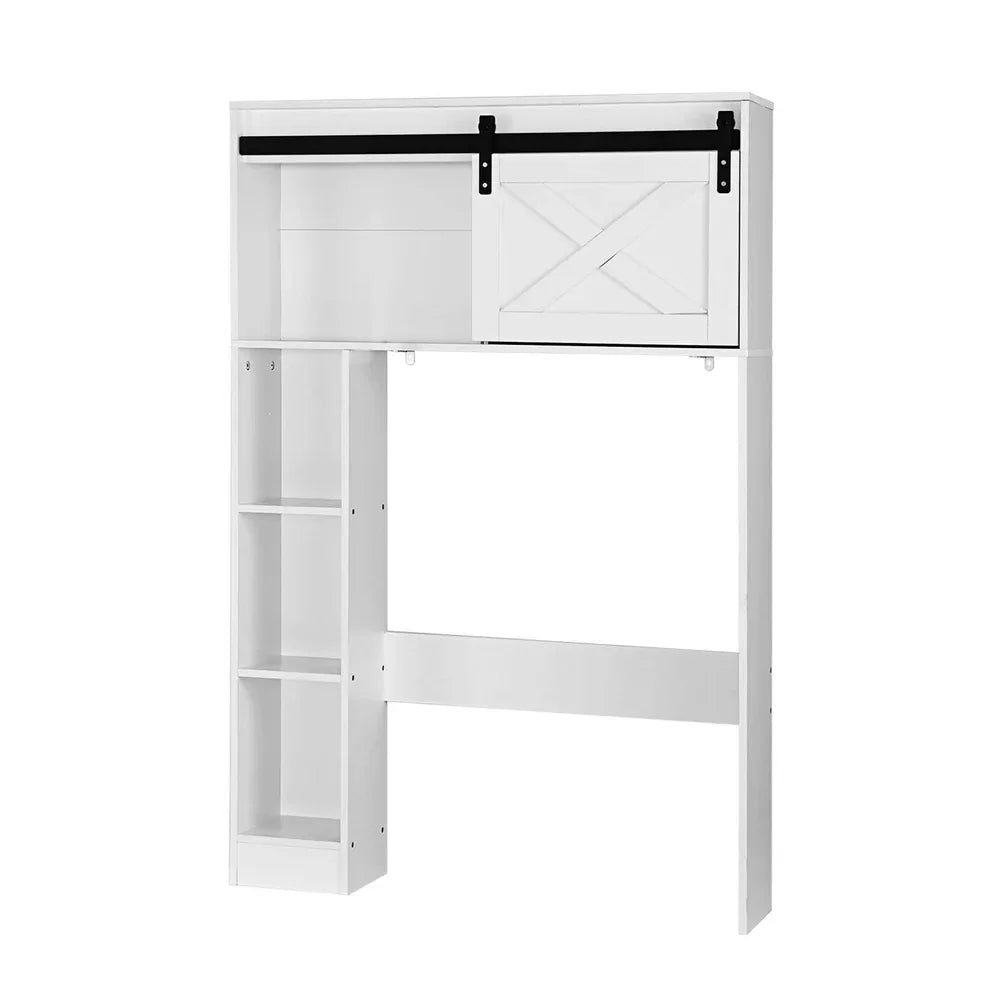 Artiss Bathroom Cabinet Over the Toilet Storage Organiser Laundry Shelf 128cm - Mekamart Australia