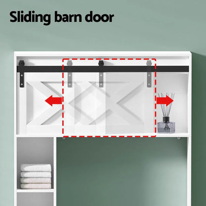 Artiss Bathroom Cabinet Over the Toilet Storage Organiser Laundry Shelf 128cm - Mekamart Australia