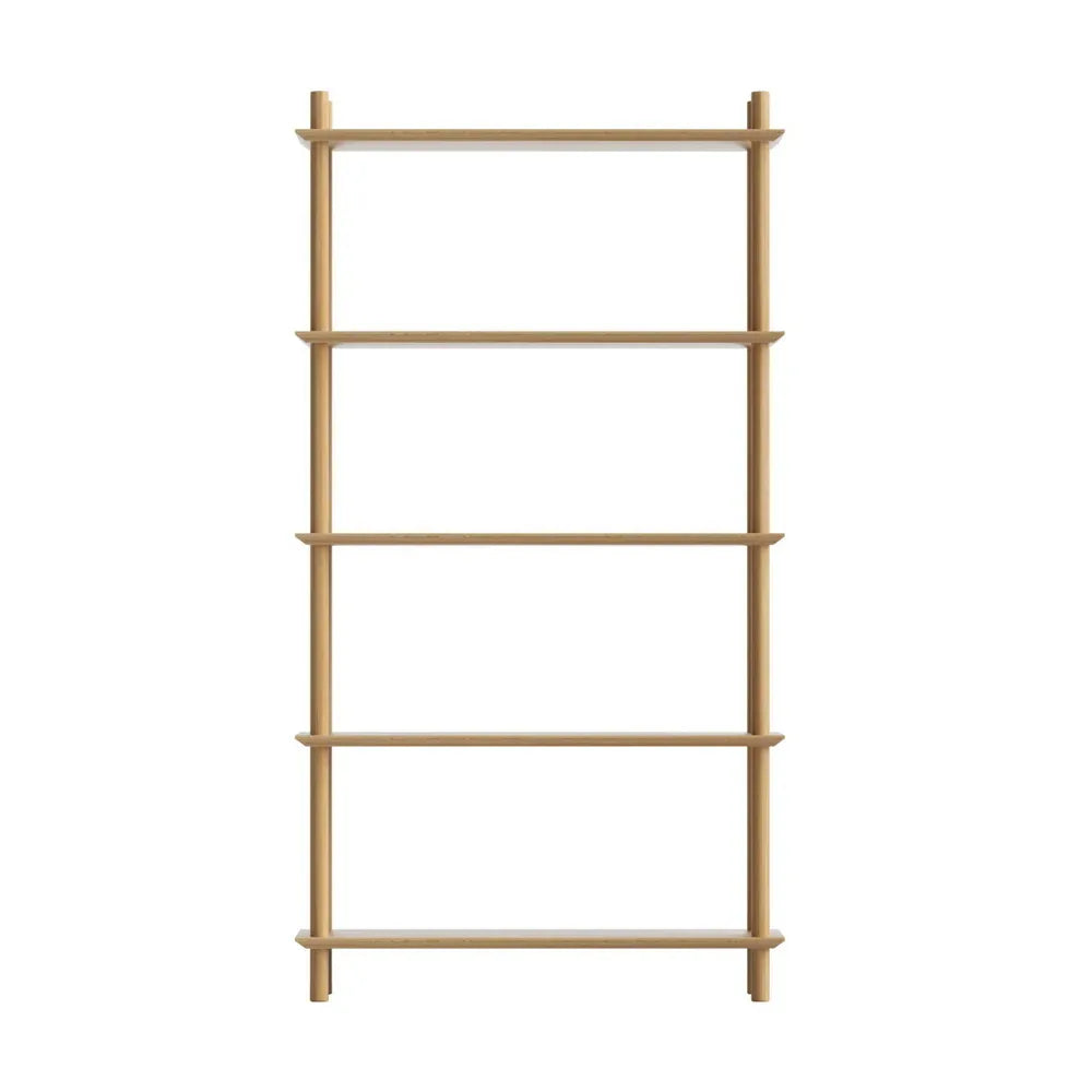 Artiss Bookshelf 5 Tiers Bookcase Display Shelves Wooden Storage Stand Rack Pine - Mekamart Australia