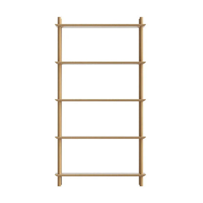 Artiss Bookshelf 5 Tiers Bookcase Display Shelves Wooden Storage Stand Rack Pine - Mekamart Australia