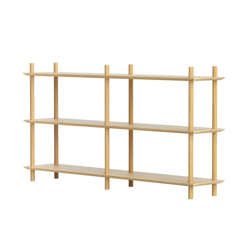 Artiss Bookshelf 3 Tiers Bookcase Display Shelves Wooden Storage Stand Rack Pine - Mekamart Australia