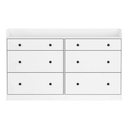 Artiss 6 Chest of Drawers - PETE White - Mekamart Australia