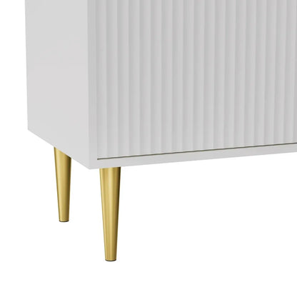 Artiss TV Cabinet Entertainment Unit Stand Storage 180CM White - Mekamart Australia