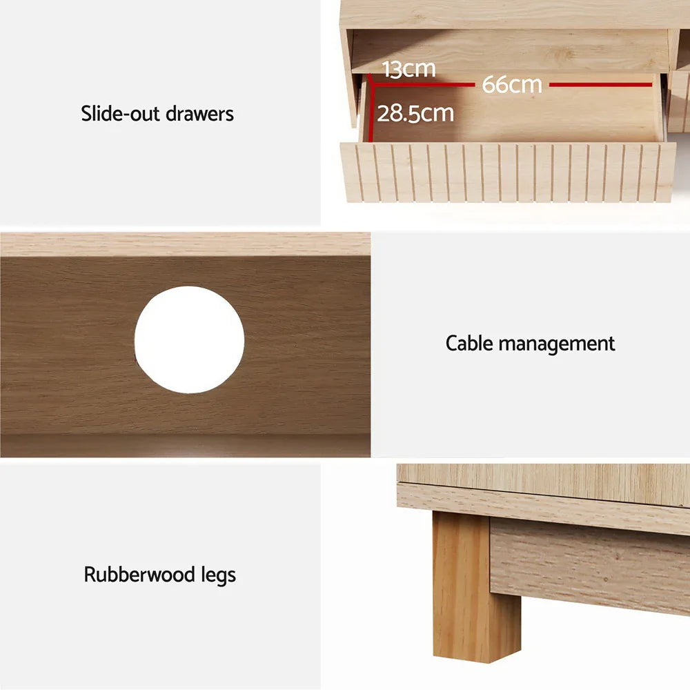 Artiss TV Cabinet Entertainment Unit Stand 150CM - Mekamart Australia