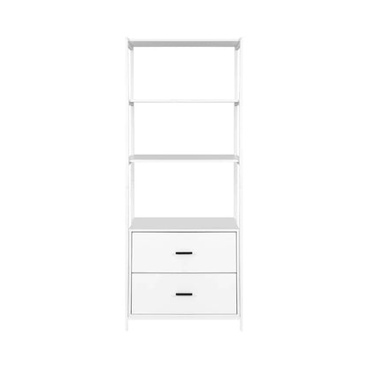 Artiss Bookshelf Display Shelf 2 Drawers 152CM White