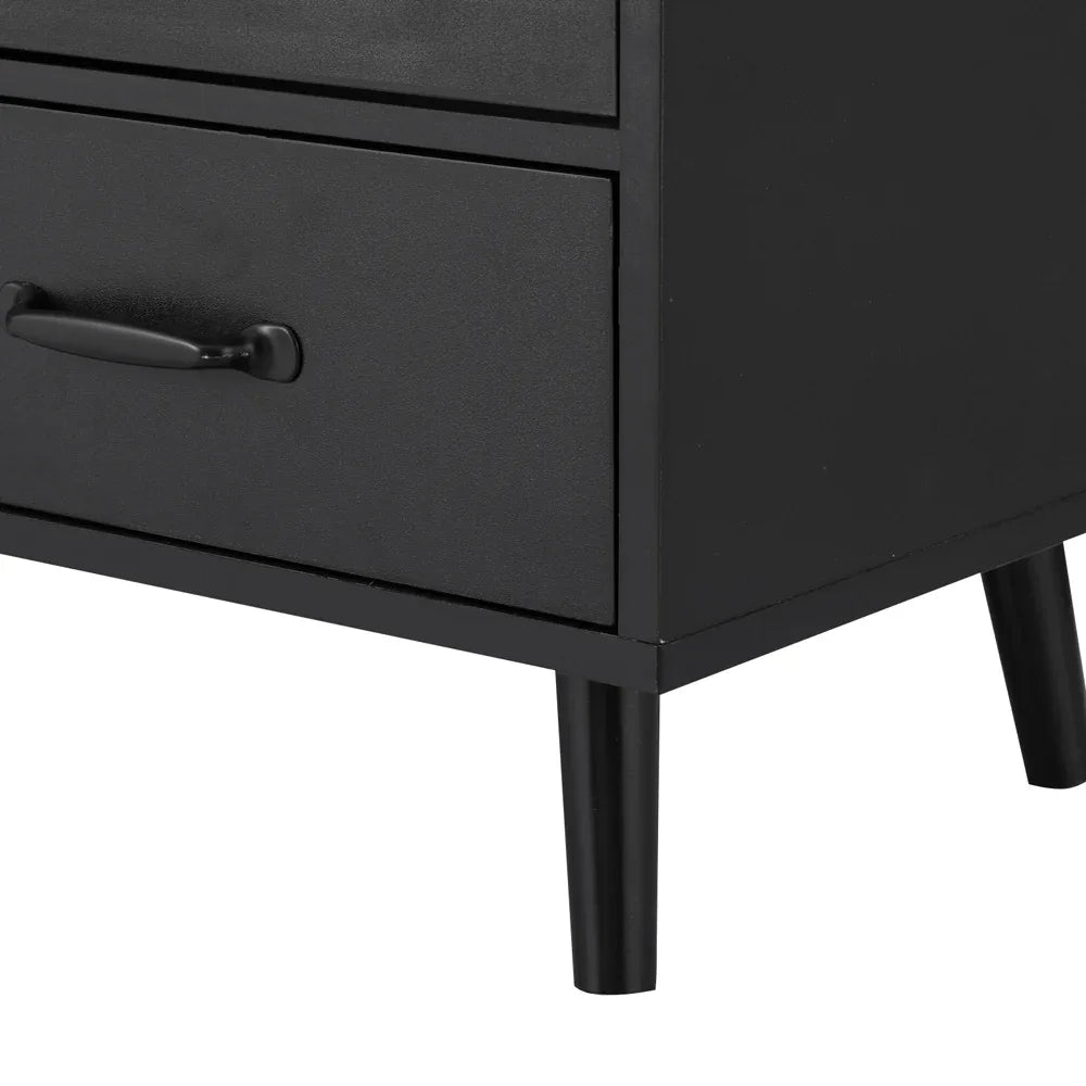 Artiss Buffet Sideboard Double Doors - Black - Mekamart Australia