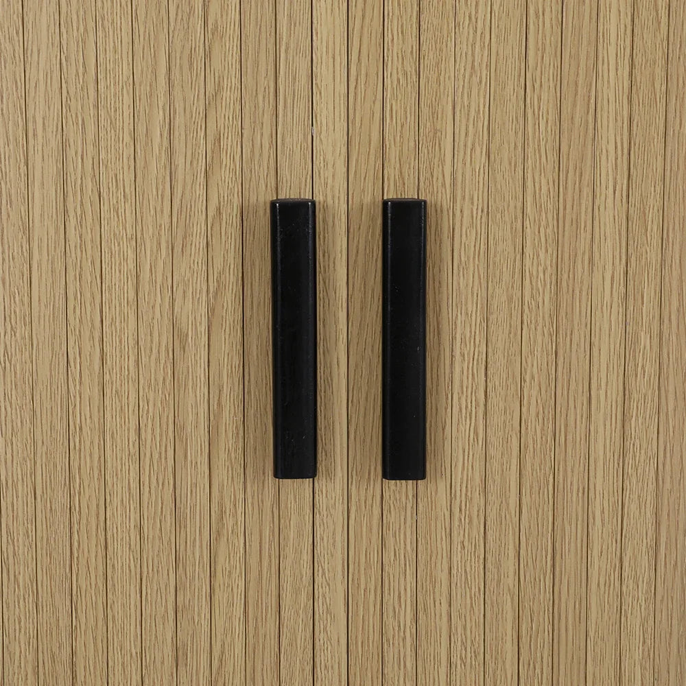 Artiss Buffet Sideboard Cupboard Cabinet Sliding Doors Pantry Storage Oak PIIA - Mekamart Australia